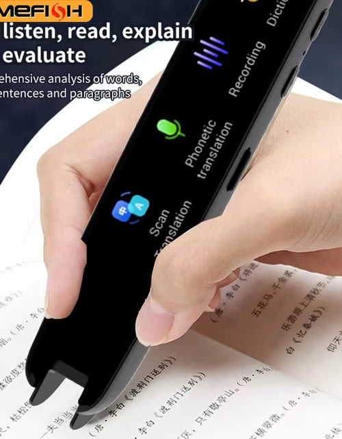Load image into Gallery viewer, HOMEFISH Offline Translation Pen Dictionary English Intelligent Scanning Point Reading 123 Languages Translator Pen
