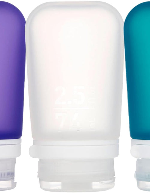 Load image into Gallery viewer, Gotoob+ Refillable Silicone Travel Size Bottles with Locking Cap, 3Pk Set
